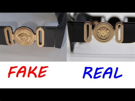 original versace belt vs fake|authenticate versace glasses.